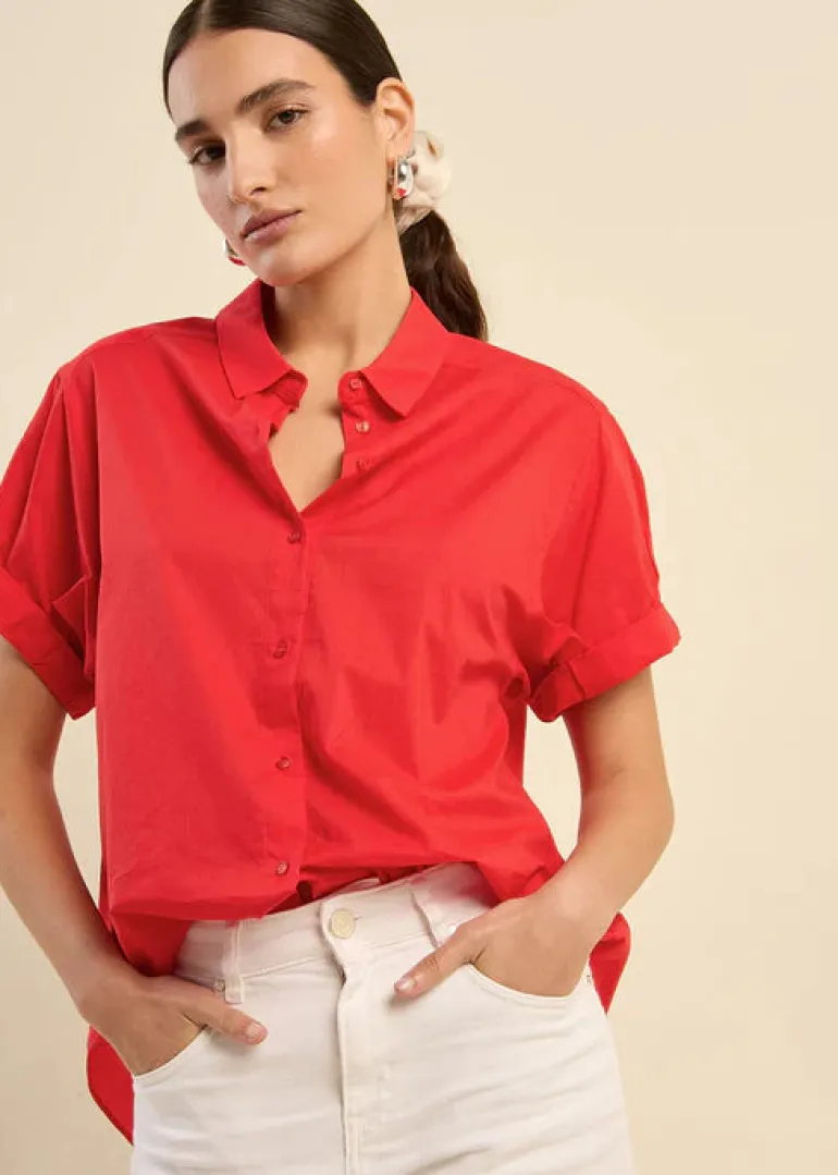 Cancun Shirt - Poppy