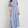 Cannes Dress - Lake View Stripe