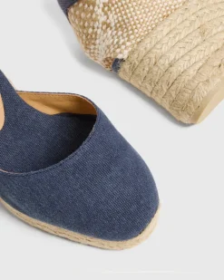 Carina Wedge - Azul Oxford