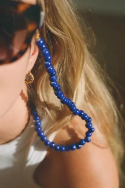 Ceramic Glasses Chain - Blue