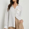Charli Shirt - White Blanket