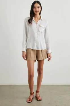 Charli Shirt - White Blanket