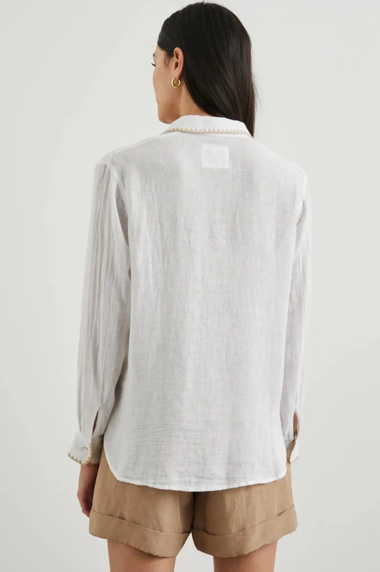 Charli Shirt - White Blanket