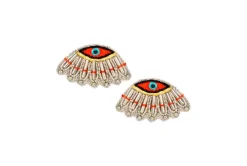 Chaz Clip On Earring - Yellow
