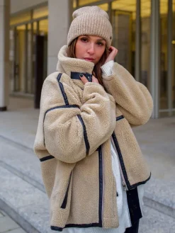 Chunky Knit Beanie - Camel