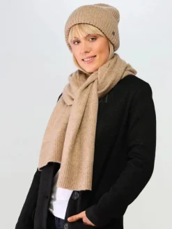 Chunky Knit Beanie - Camel