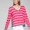 Colour Block Jumper - Rosa Stripe