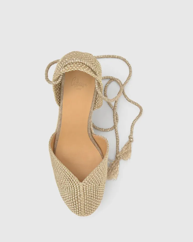 Cora Wedge - Gold Oro