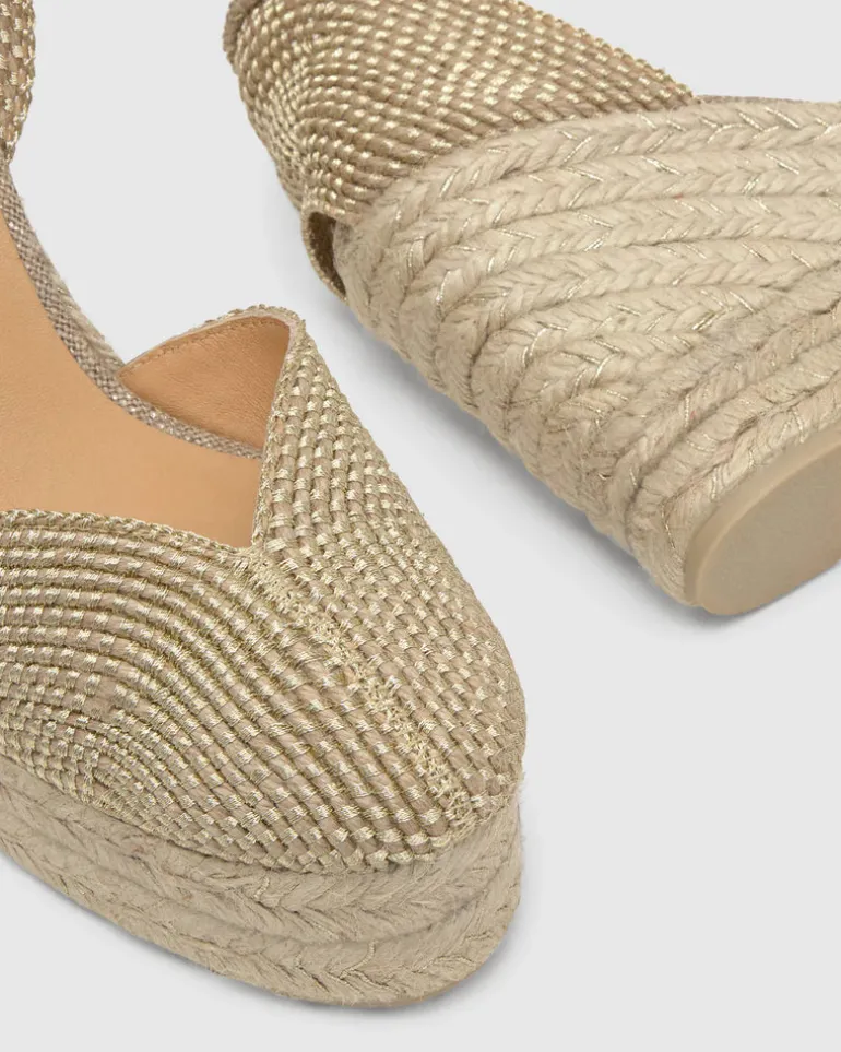 Cora Wedge - Gold Oro
