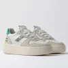 Court Platform Vintage White - Green