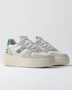 Court Platform Vintage White - Green