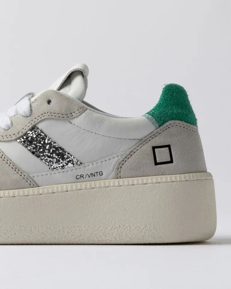Court Platform Vintage White - Green