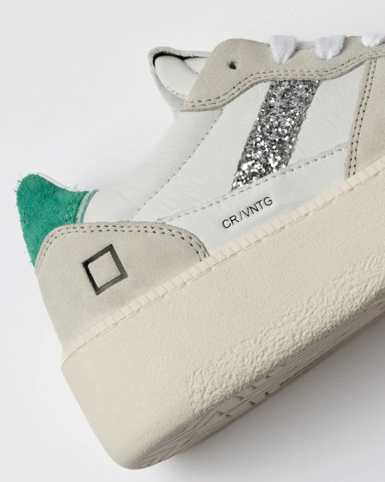 Court Platform Vintage White - Green