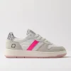 Court Shiny White - Fuxia