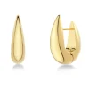 Crest Hoops L Gold