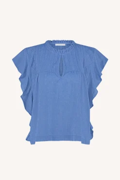 Danee Athia Blouse - Sapphire Blue