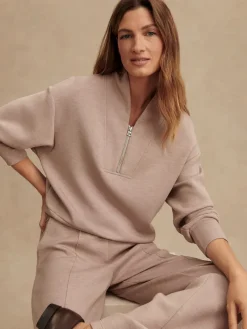 Davidson Sweat - Taupe Marl