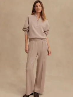 Davidson Sweat - Taupe Marl