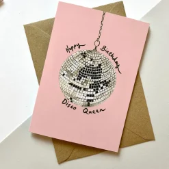 Disco Queen Birthday Card