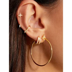 Diwali Creole Earrings - Gold