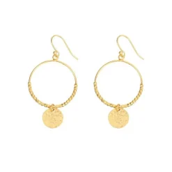 Dominique Mini Hoop Earrings - Gold