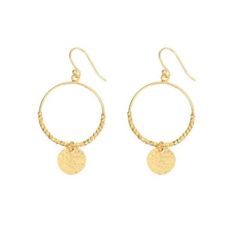 Dominique Mini Hoop Earrings - Gold