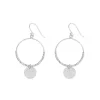 Dominique Mini Hoop Earrings - Silver