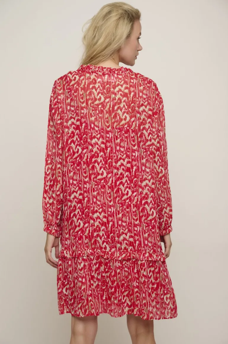 Dono Short Dress With Ruffles - Salsa Glam