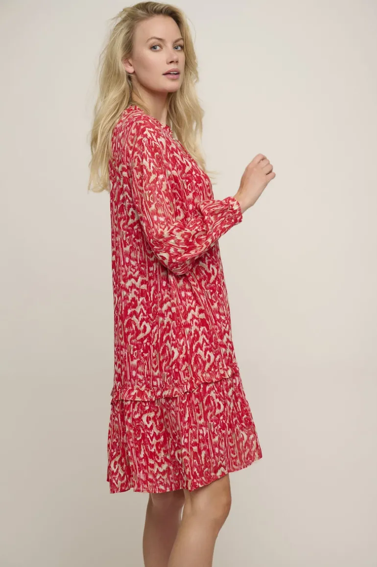Dono Short Dress With Ruffles - Salsa Glam