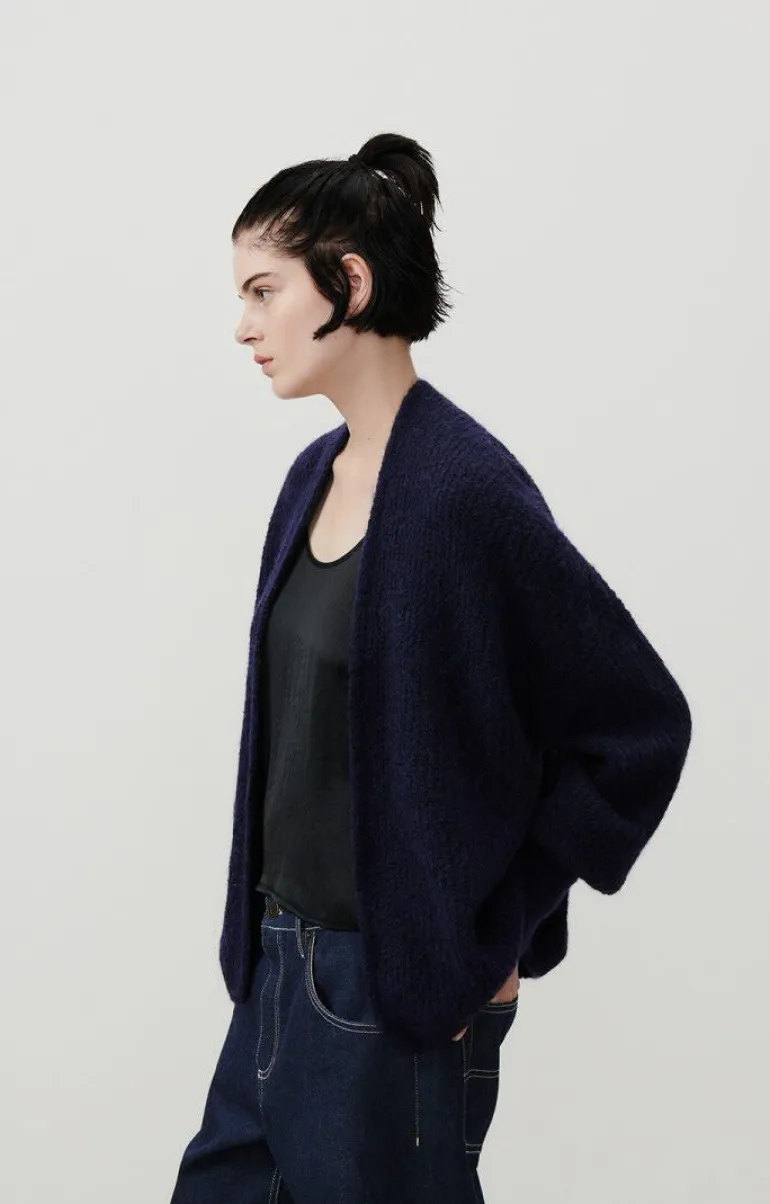 East Cardi - Navy Chine