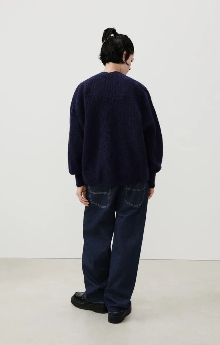 East Cardi - Navy Chine