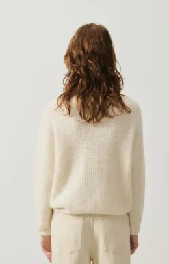 East Round Neck Knit - Nacre Chine