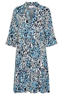 Eda Dress - Baby's Breath Blue Animal
