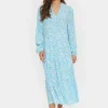 Eda Maxi Dress - Ethereal Blue Leomania