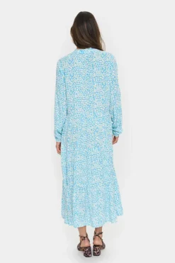 Eda Maxi Dress - Ethereal Blue Leomania