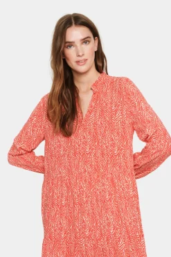 Eda Maxi Dress - Hibiscus Zig Zebra