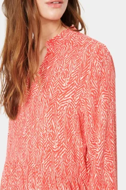 Eda Maxi Dress - Hibiscus Zig Zebra