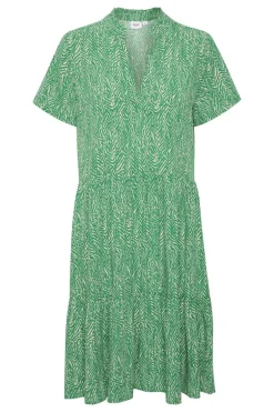 Eda Short Sleeve Dress - Jelly Bean Zig Zebra