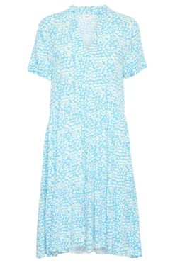 Eda SS Dress - Ethereal Blue Leomania