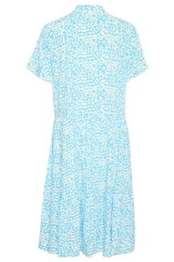 Eda SS Dress - Ethereal Blue Leomania