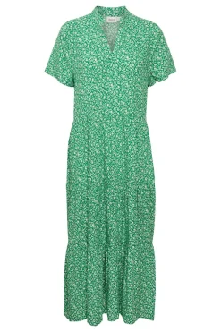 Eda SS Maxi Dress - Jelly Bean Ditsy Floral