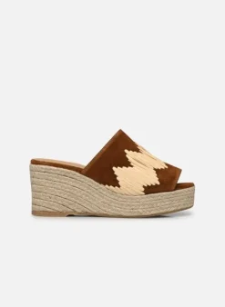 Eleo Raffia Mule - Cuero