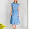 Eve Dress - Chalk Blue