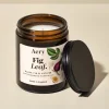 Fig Leaf Scented Jar Candle - Black Fig Vetiver and Cedarwood