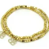 Flicker Major 2 Layer Bracelet Set - Gold