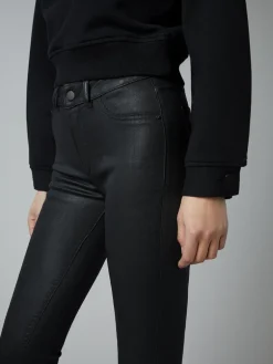 Florence Mid Rise Ankle Skinny - Medina Coated