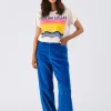 Florida Pants - Neon Blue