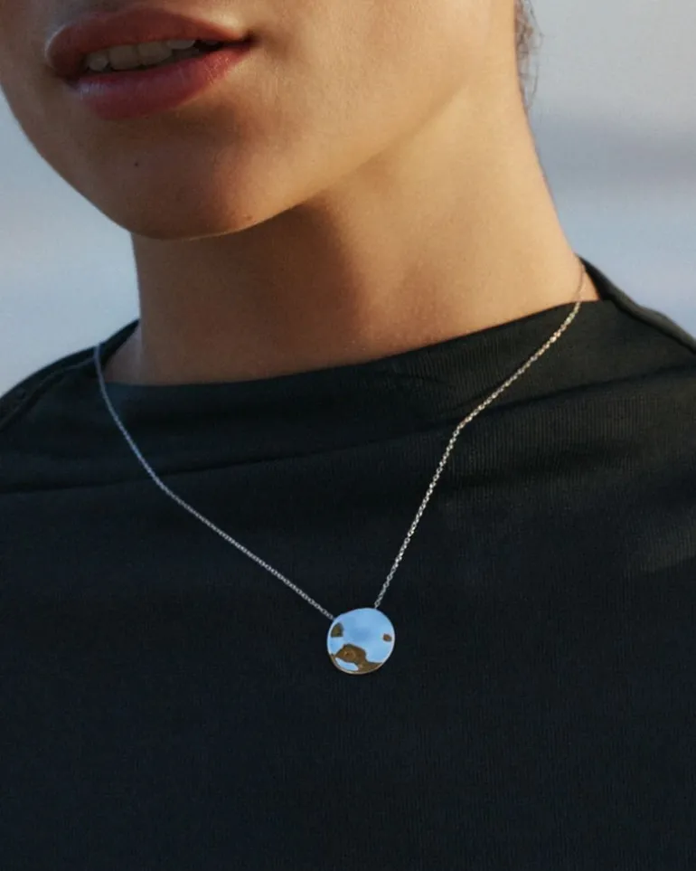 Flowy Necklace Steel