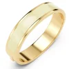 Frame Enamel Bangle Off white Gold