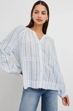 Frances Shirt - Sonoma Stripe